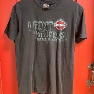 Harley-Davidson Black Short Sleeve Tee Fearless Design